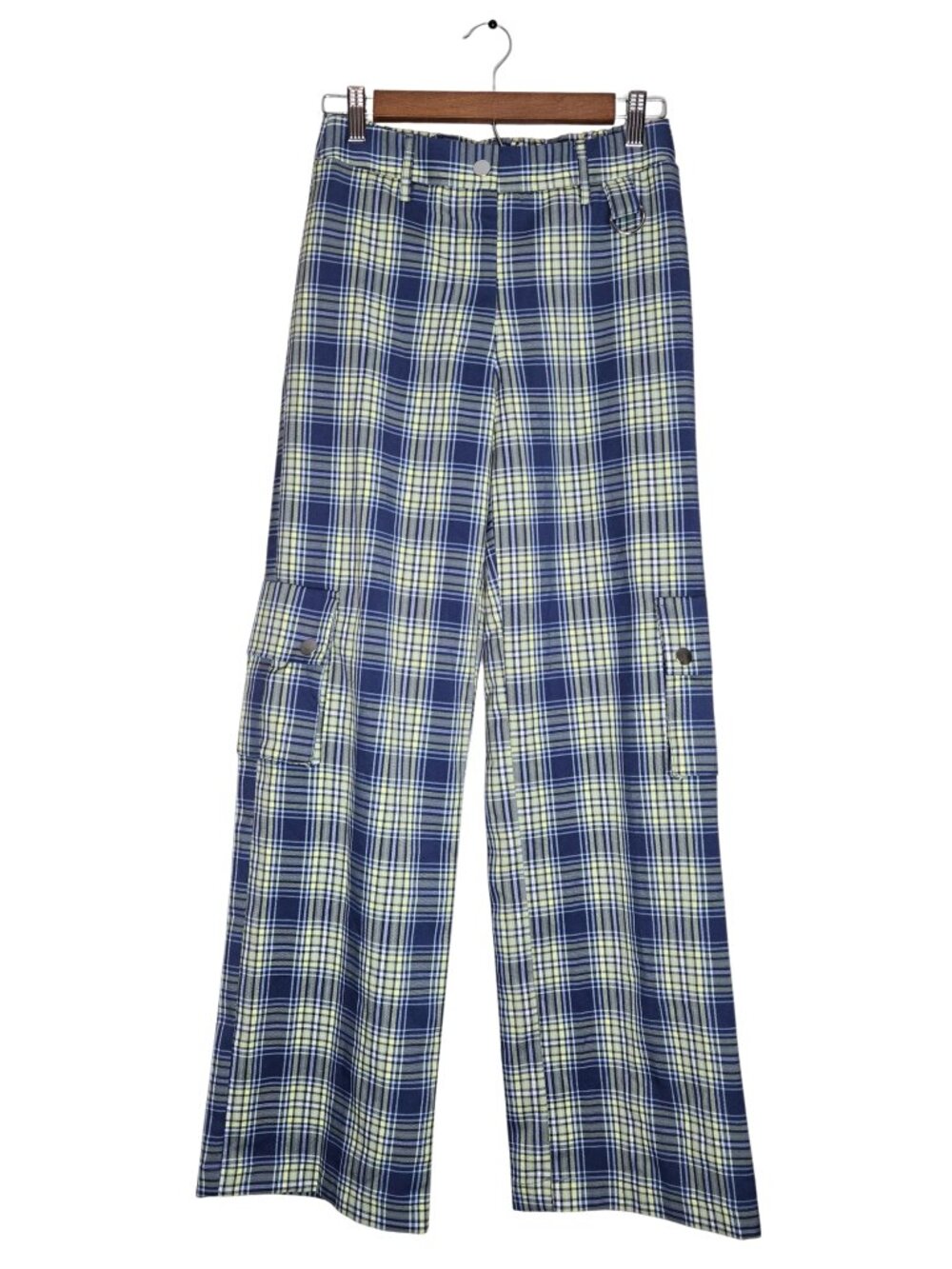 Forever 21 Multicolor Plaid Cargo Pants